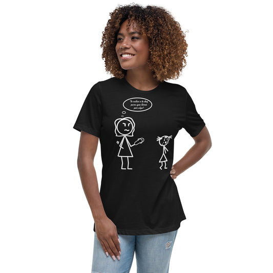 Camiseta o franela  suelta mujer con frases de mamá.